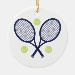 Tennis Rackets Keramisch Ornament