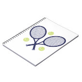 Tennis Rackets Notitieboek (Linkerzijde)