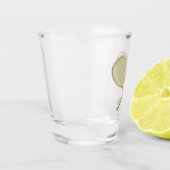 Tennis Rackets Shot Glas (Links)