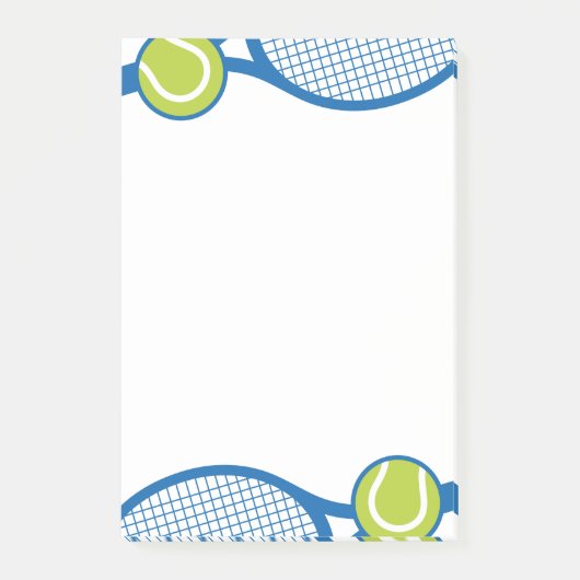 Tennis racquet en bal post-it® notes (Voorkant)