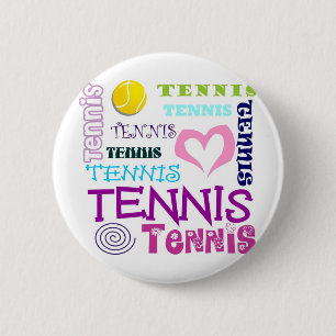 Tennis Repeteren Ronde Button 5,7 Cm
