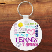 Tennis Repeteren Sleutelhanger (Voorkant)