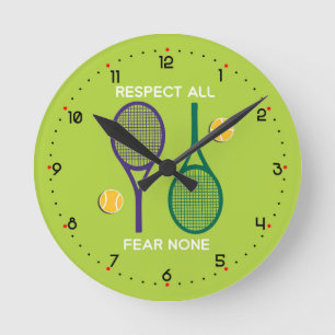 Tennis: respect allemaal , vrees niets - groen ronde klok