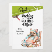 Tennis Retirement Kaart (Voorkant / Achterkant)