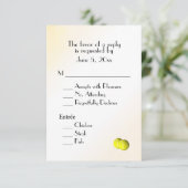 Tennis RSVP avec choix de menu (Debout devant)