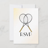 Tennis RSVP avec choix de menu (Dos)