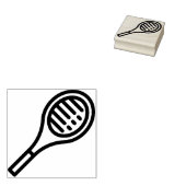 tennis 	rubberstempel (Gestempeld)