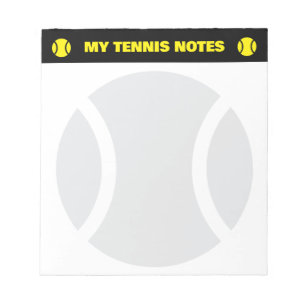 Tennis score notitieblokken voor speler en coach