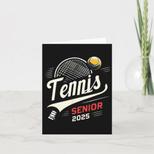 Tennis Senior 2025 Afstuderen CL van 2025 Afstuder Kaart