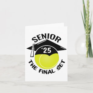 Tennis Senior 2025 de laatste set afstuderen cap Kaart