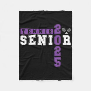 Tennis Senior Night Tennis Senior 2025 Afstuderen Fleece Deken