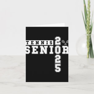 Tennis Senior Night Tennis Senior 2025 Afstuderen Kaart