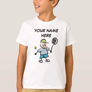 Tennis-shirt van het gepersonaliseerd Kind T-shirt