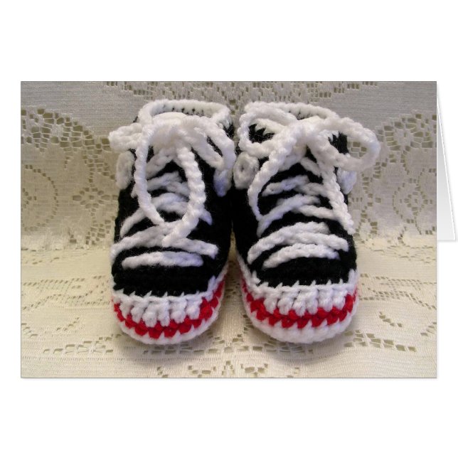 Tennis Shoes Baby Booties (Voorkant Horizontaal)