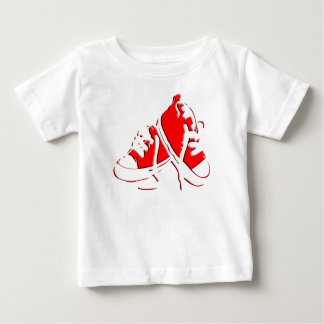 Tennis Shoes-Red Baby T-shirt