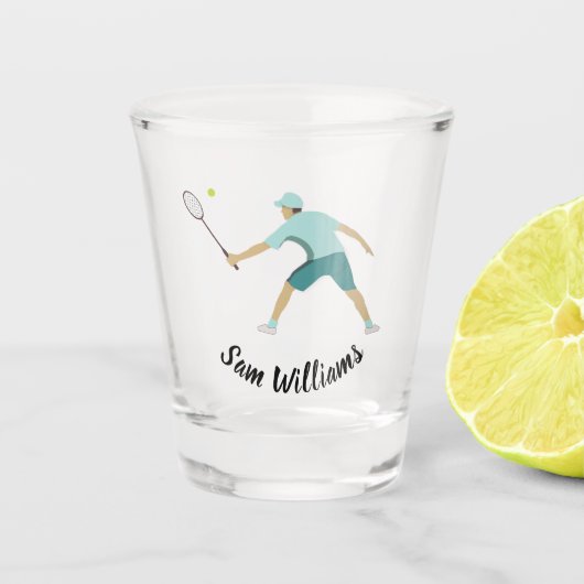 Tennis Shot Glas (Voorkant)