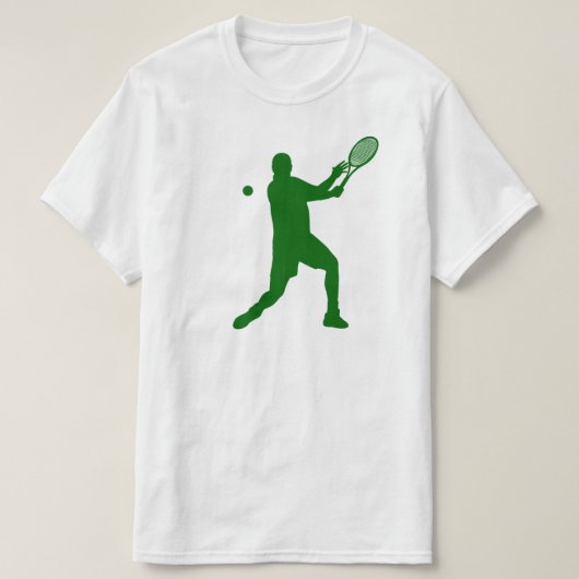tennis silhouette t-shirt (Design voorkant)