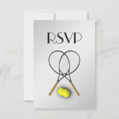 Tennis Silver RSVP avec choix de menu (Dos)