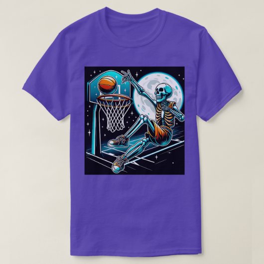 Tennis Skeleton Grappig Halloween T-shirt (Design voorkant)