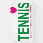 Tennis Spandoek (Verticaal)