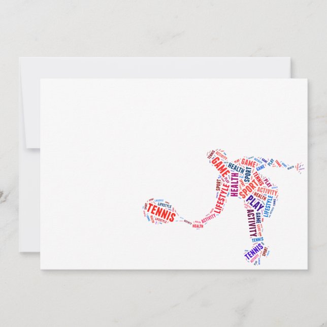 Tennis-speler (Voorkant)