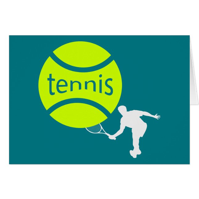 Tennis-speler (Voorkant Horizontaal)