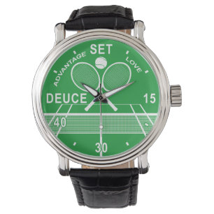 Tennis Spelers, Tennis Watch. Volgen Horloge