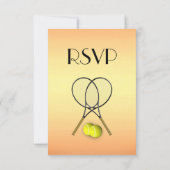 Tennis Sunset  Répondre avec choix de menu (Dos)