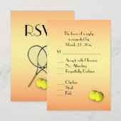 Tennis Sunset  Répondre avec choix de menu (Devant / Derrière)