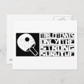 Tennis Survive Briefkaart (Voorkant / Achterkant)