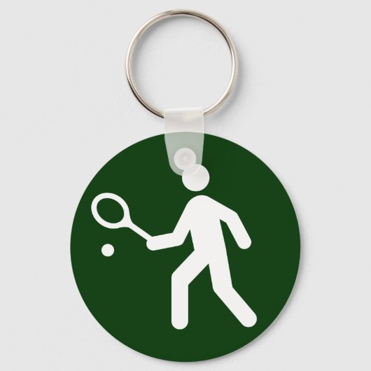 Tennis Symbol Sleutelhanger (Voorkant)