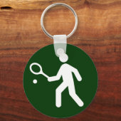 Tennis Symbol Sleutelhanger (Voorkant)