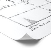 Tennis Tabel 1935 Whitepaper over octrooien Poster (Hoek)