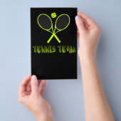 Tennis-team Flyer (Hand)
