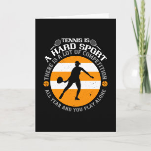Tennis - Tennis is een harde sport Kaart