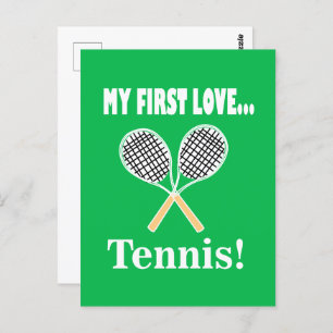 Tennis Tennis Player Briefkaart