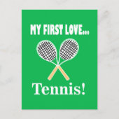 Tennis Tennis Player Briefkaart (Voorkant)