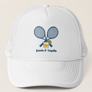 Tennis & Tequila Preppy Tennisfeestje Trucker Pet