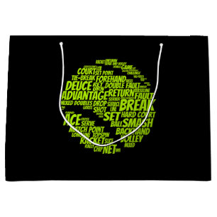 Tennis Terms Tennis Player Tennis Ball afspelen Groot Cadeauzakje