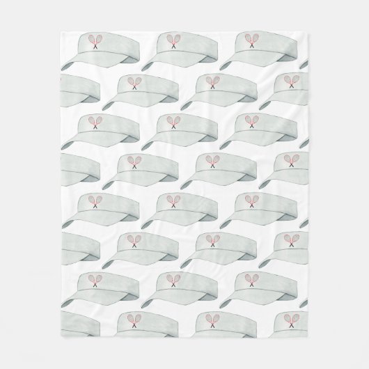 Tennis-thema Fleece Deken (Voorkant)