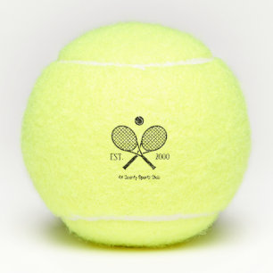 Tennis Thema Monogram Ballen Aangepast Design