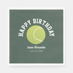 Tennis Thema Verjaardagsfeest Servetten Tafelgerei