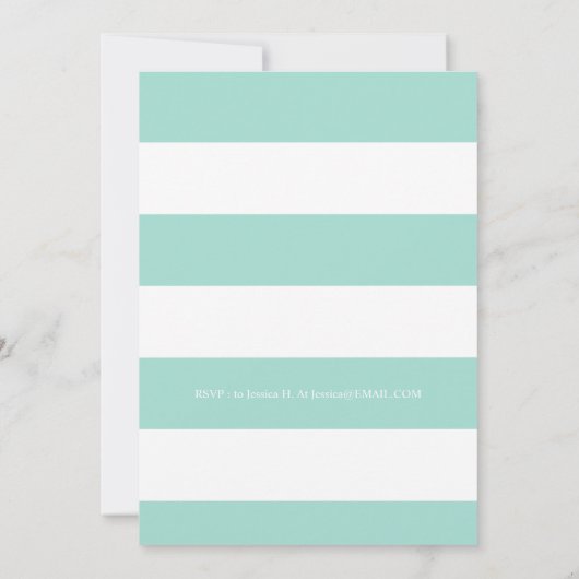 Tennis Thème Anniversaire Fête Invitation (Dos)