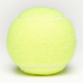Tennis Theme Blue Monogrammed Name Tennisballen (Voorkant)