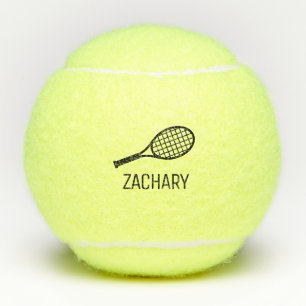 Tennis Theme Monogram Naam Tennisballen