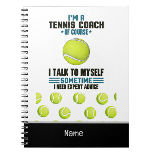 Tennis Threator Coach Notitieboek
