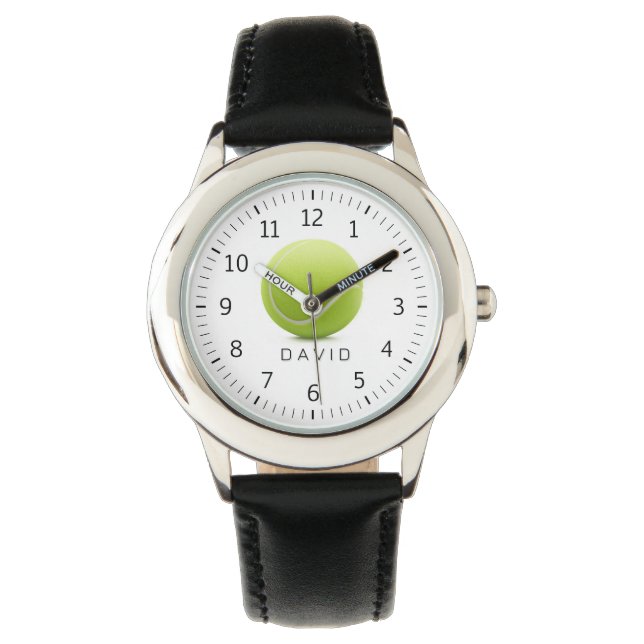  Tennis Time | Kool-sportgeschenken Horloge (Voorkant)