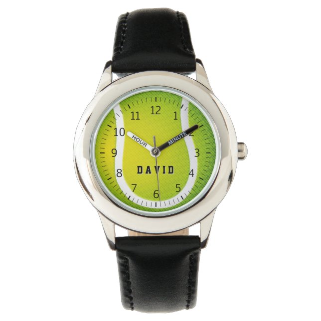  Tennis Time | Kool-sportgeschenken Horloge (Voorkant)