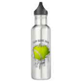 Tennis tordu Bouteille d'eau en acier inoxydable (Gauche)