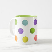 Tennis Tweekleurige Koffiemok (Voorkant links)